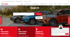 Desktop Screenshot of anchortoyota.ca