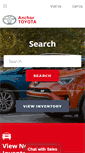 Mobile Screenshot of anchortoyota.ca