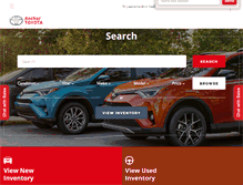 Tablet Screenshot of anchortoyota.ca